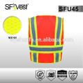 reflective safety vest 3m reflective tape latest design in 2015 with 5pt breakaway ANSI/ISEA 107-2010